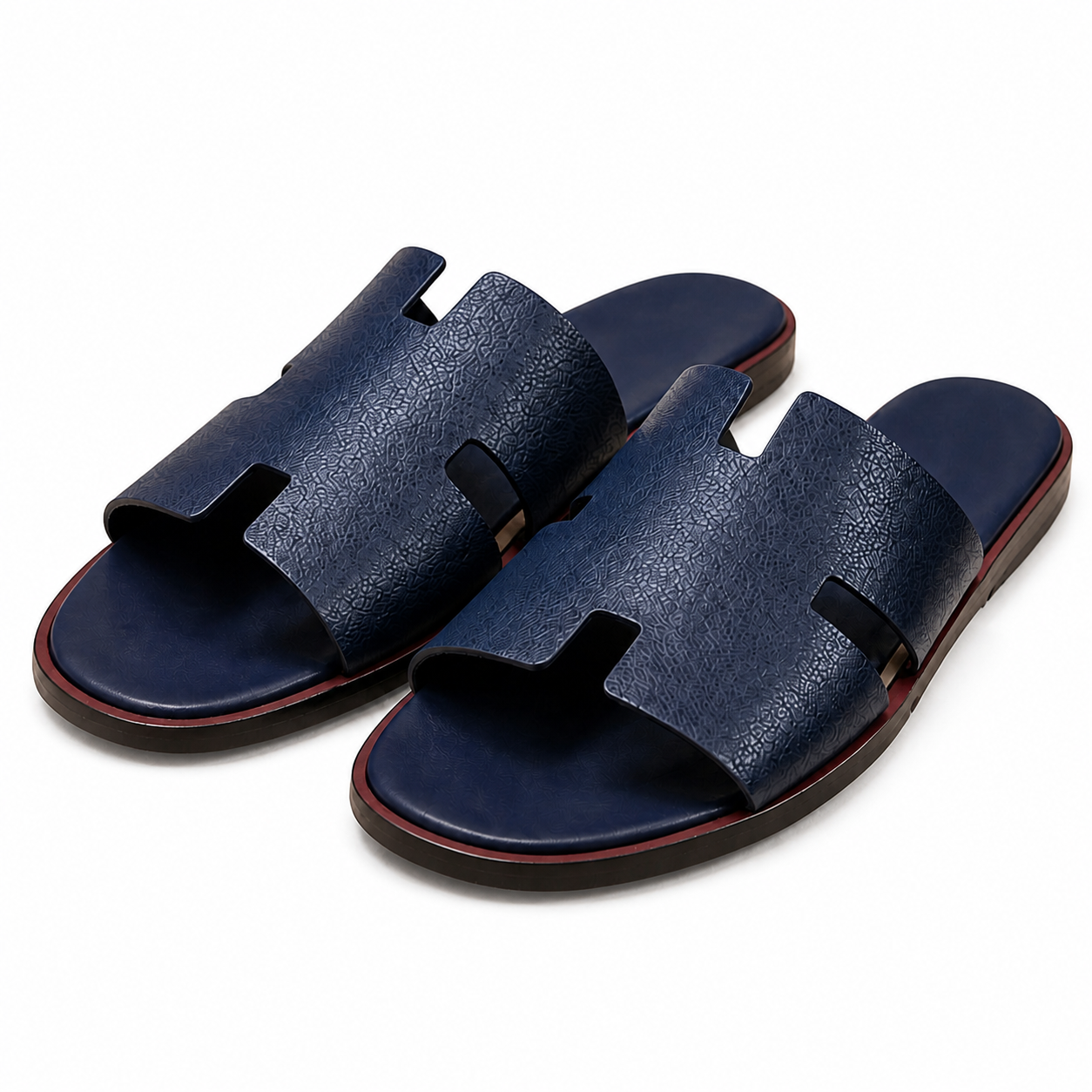 Portofino Blu Navy e Bordeaux, immagine variante su fondo bianco