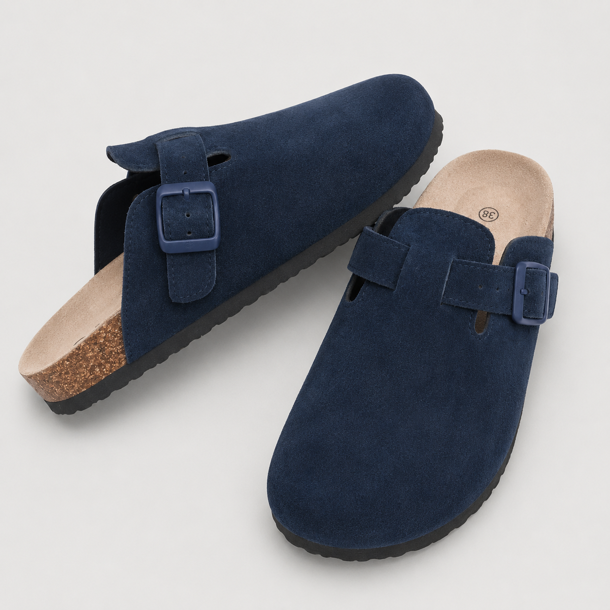 Suede Clogs — Verona