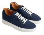 Amalfi — Sneakers Rialzate 6 Cm Blu Da Uomo