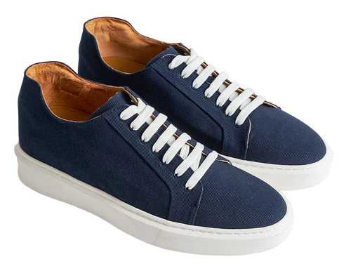 Amalfi — Sneakers Rialzate 6 Cm Blu Da Uomo