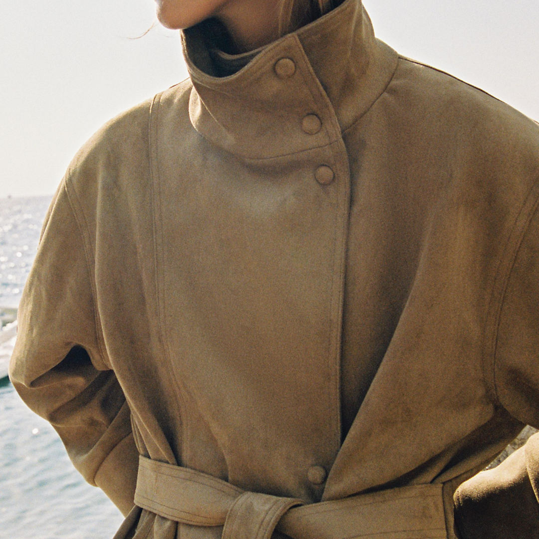 Kensington Suede Belted Jacket