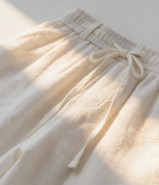 White Linen Trousers