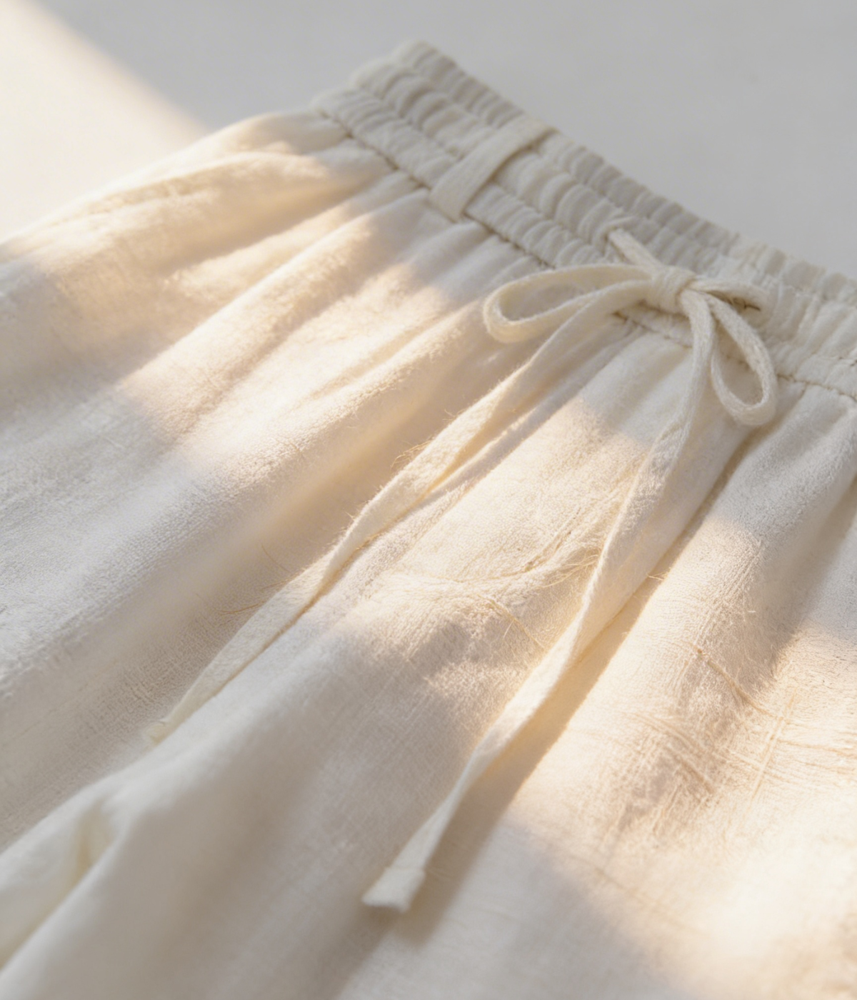 White Linen Trousers