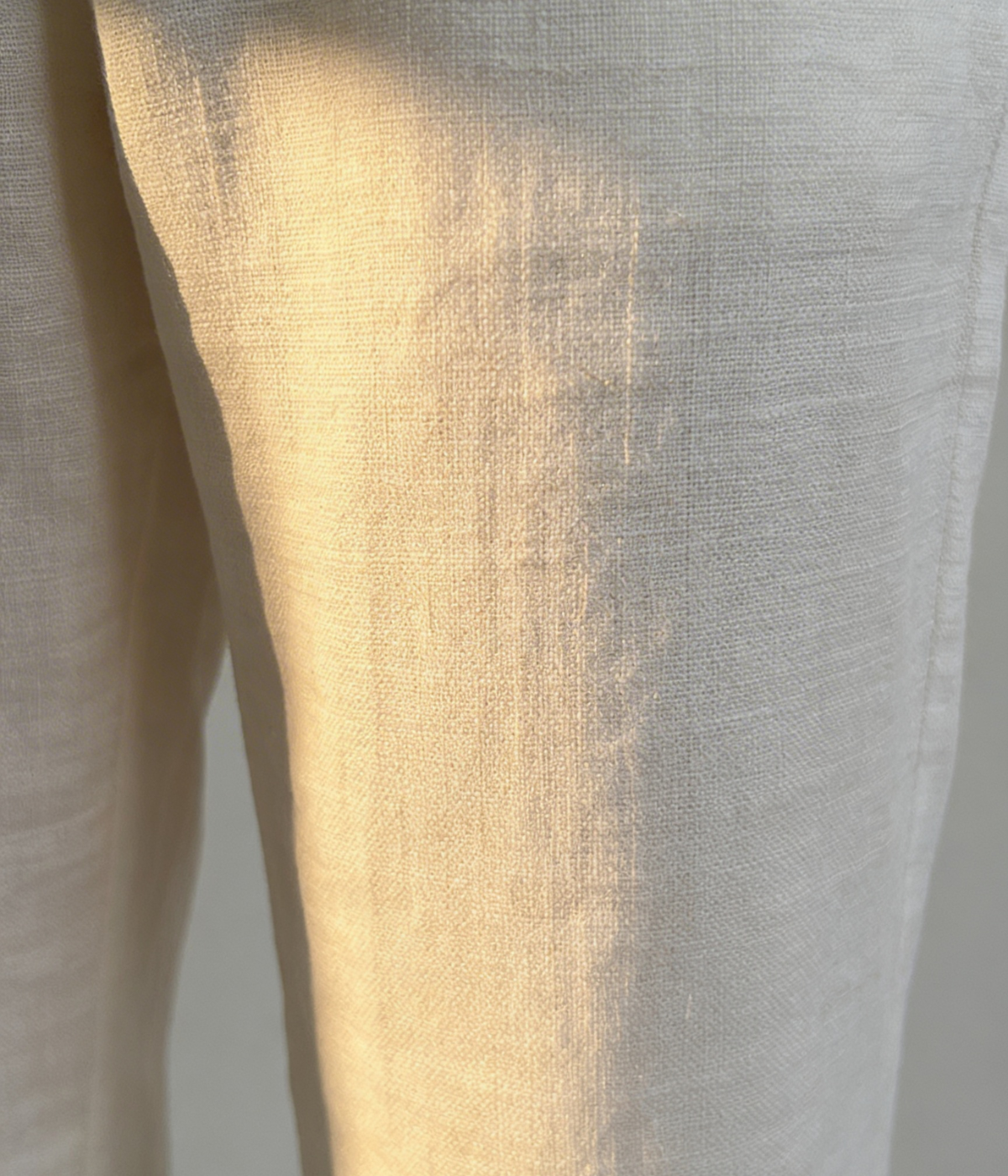 White Linen Trousers