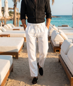White Linen Trousers