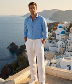 White Linen Trousers