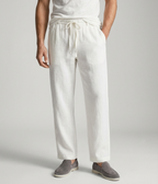 White Linen Trousers