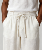 White Linen Trousers