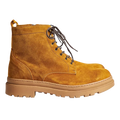 Campiglio — Stivaletti Stringati Rialzati 7 Cm Cammello Da Uomo