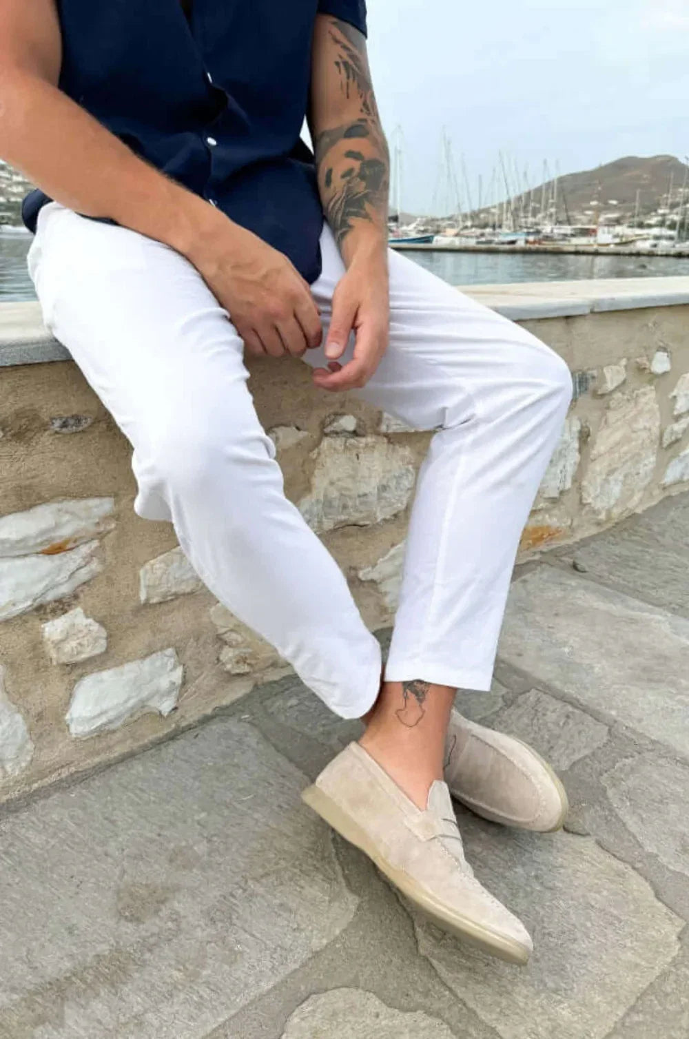 ATHÈNES Suede Leather Loafers