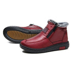 Women's Waterproof Non-slip Cotton Leather Boots ( HOT SALE !!!-60% OFF For a Limited Time )