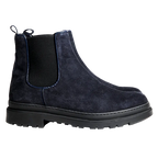 Portovenere — Stivaletti Chelsea Rialzati 7 Cm Blu Da Uomo