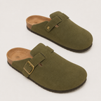 Suede Clogs — Verona