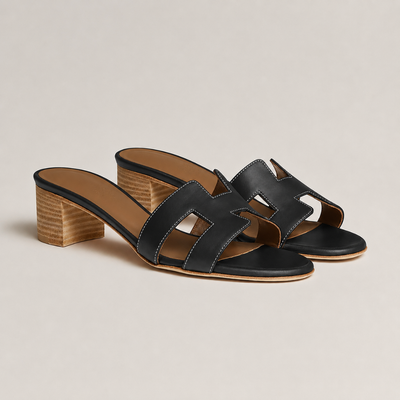Bellaro Santorini sandals in black leather