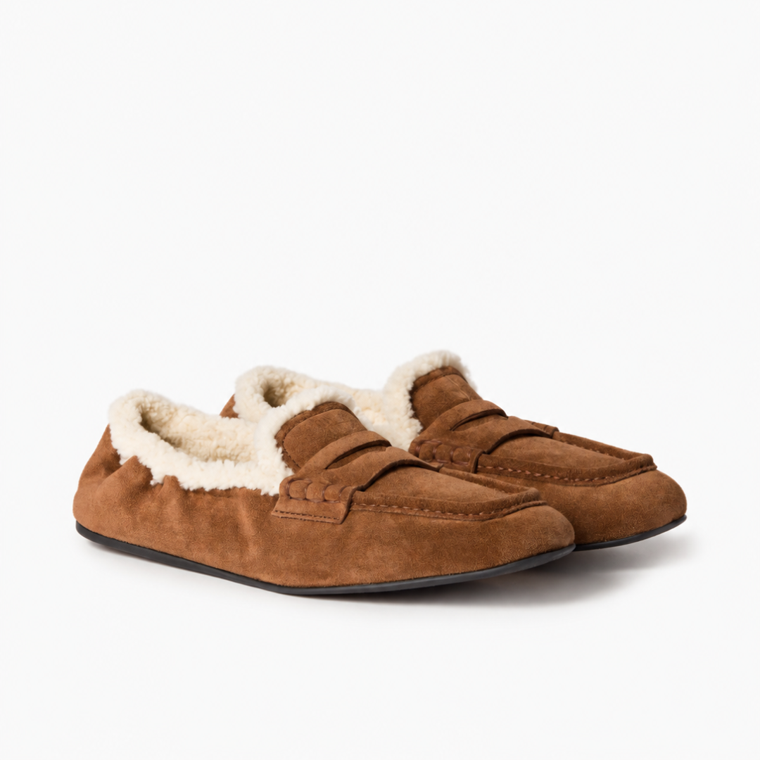 Suede Loafers