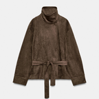 Kensington Suede Belted Jacket