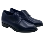 Maddalena — Scarpe Eleganti Rialzate 7 Cm Blu Da Uomo