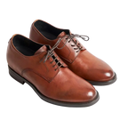 Maddalena — Scarpe Eleganti Rialzate 7 Cm Marroni Da Uomo