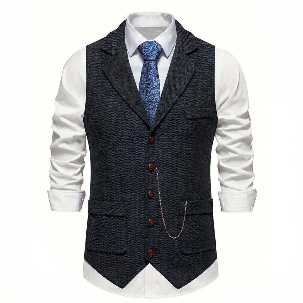 Black Lancaster waistcoat