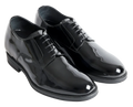 Bagnoregio — Scarpe Eleganti Rialzate 7 Cm Nere Da Uomo