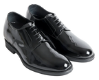 Bagnoregio — Scarpe Eleganti Rialzate 7 Cm Nere Da Uomo