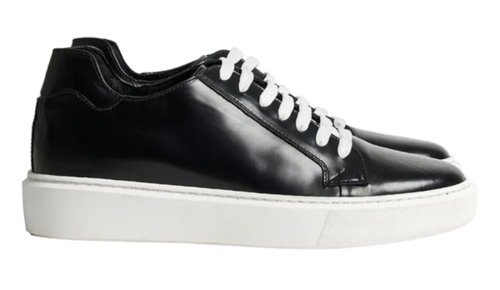 Altamura — Sneakers Rialzate 6 Cm Nere Da Uomo