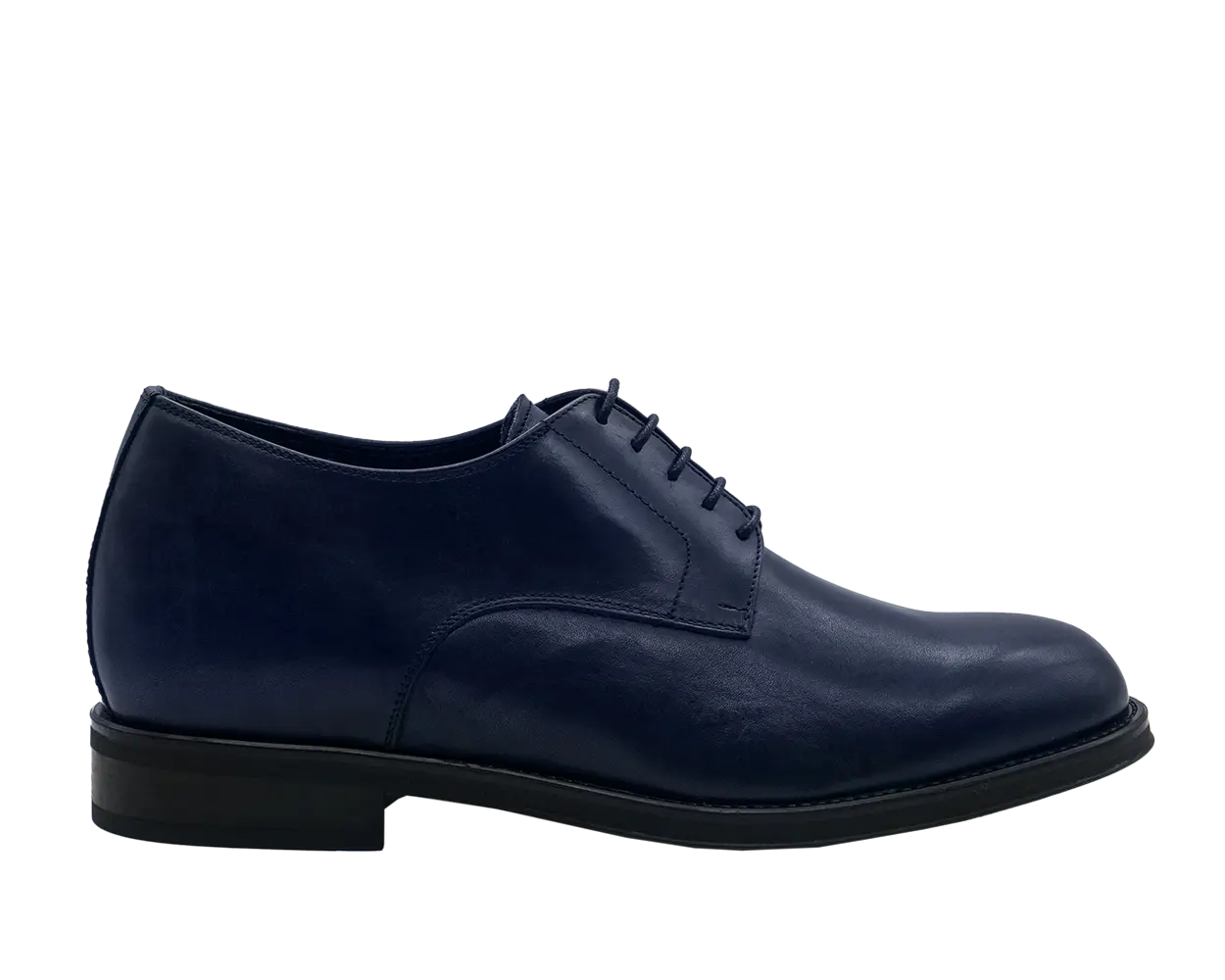 Maddalena — Scarpe Eleganti Rialzate 7 Cm Blu Da Uomo