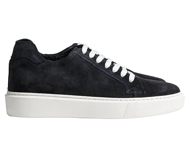Cefalù — Sneakers Rialzate 6 Cm Nere Da Uomo