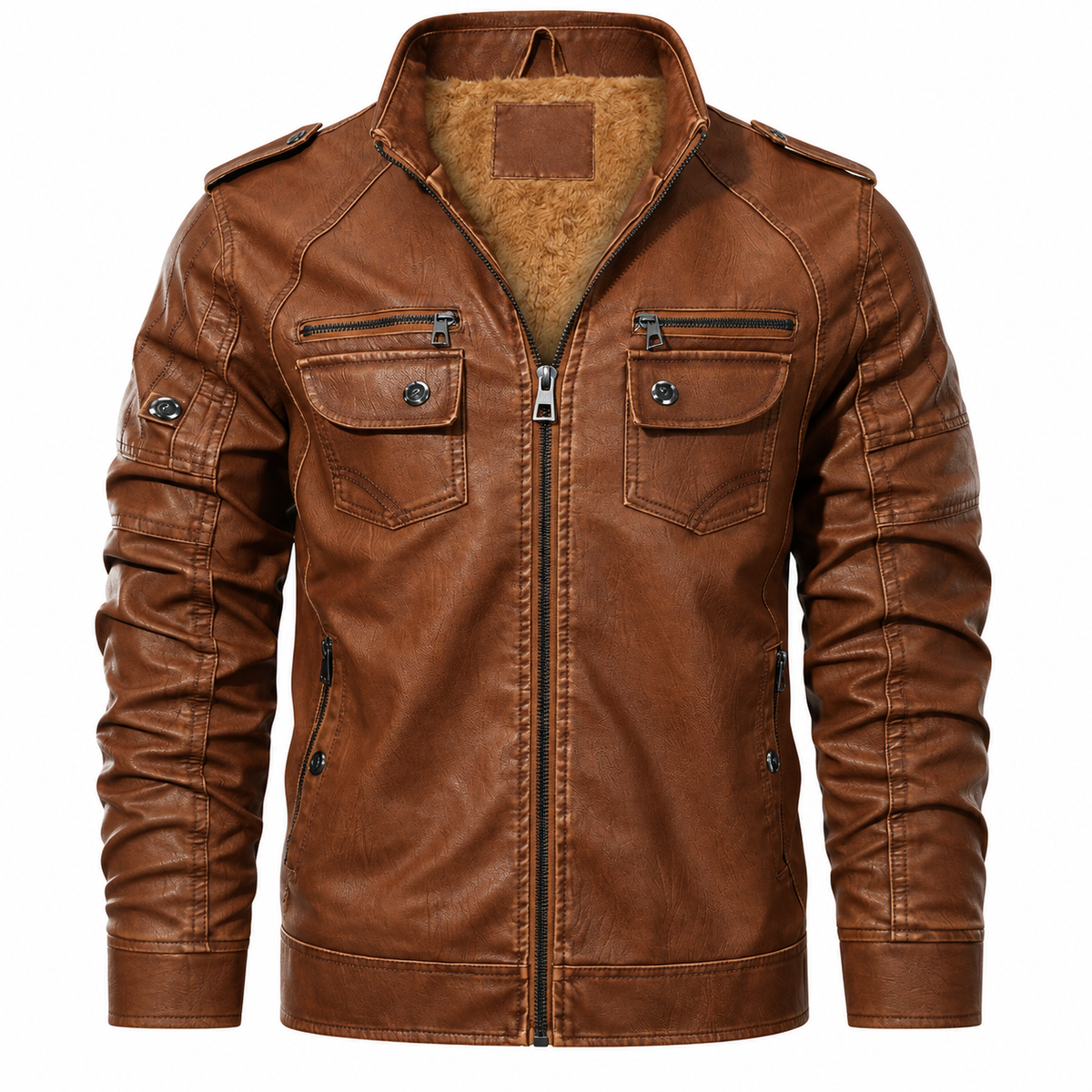 Fleece Biker Jacket