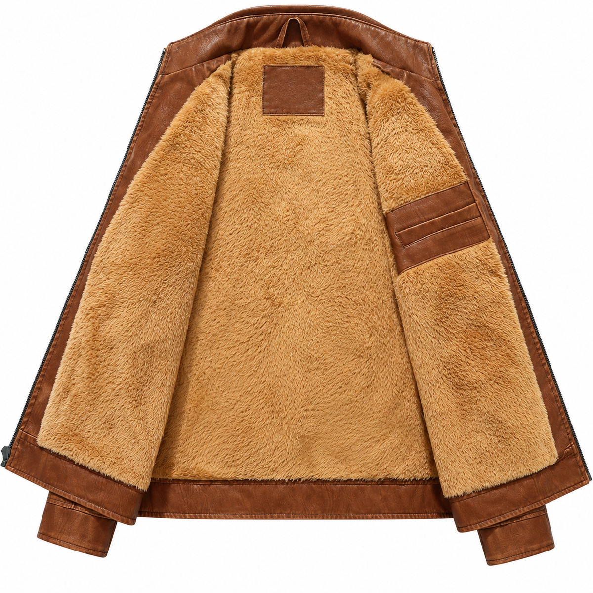 Fleece Biker Jacket