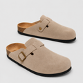 Suede Clogs — Verona