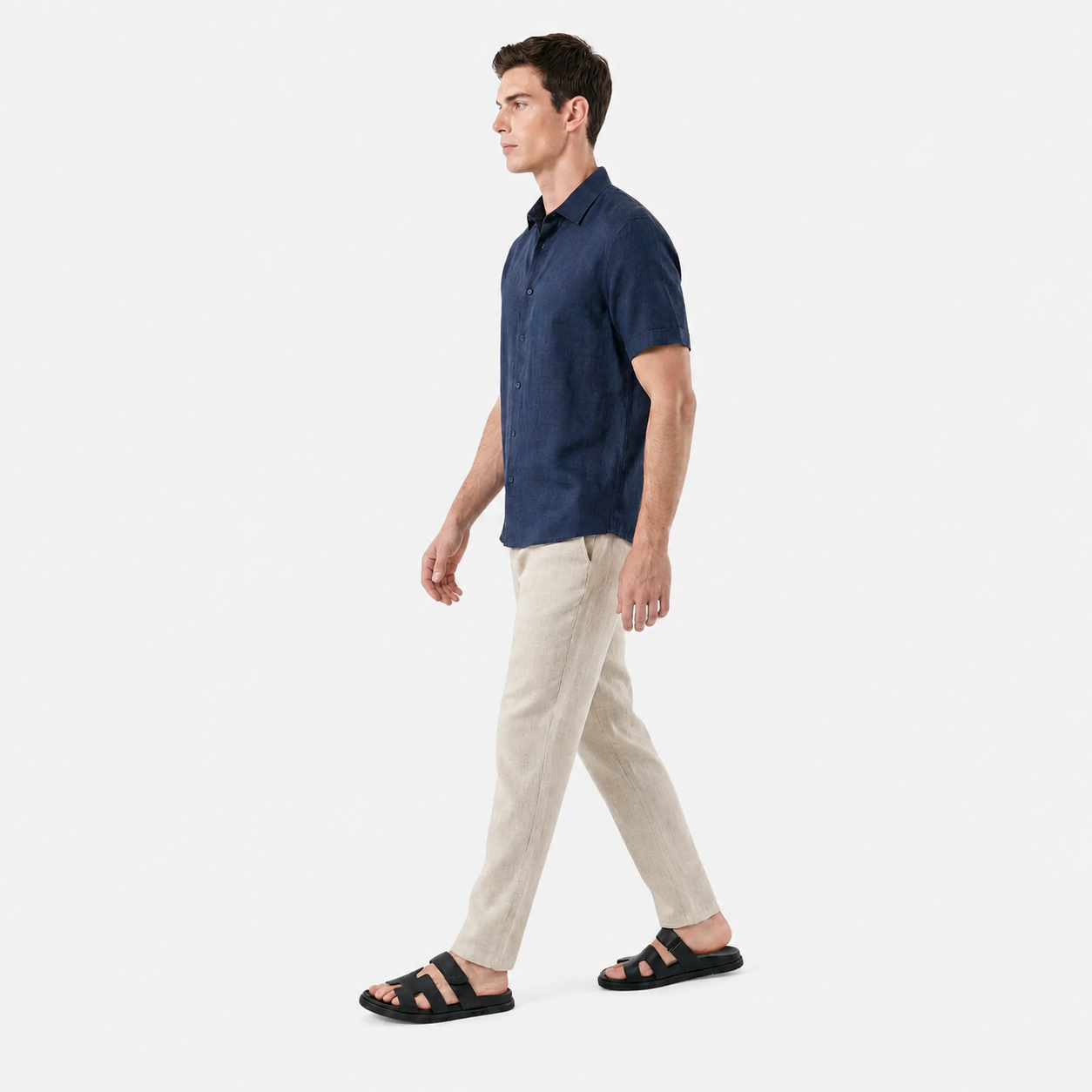Sandali Saint-Tropez in pelle unisex, vista 14