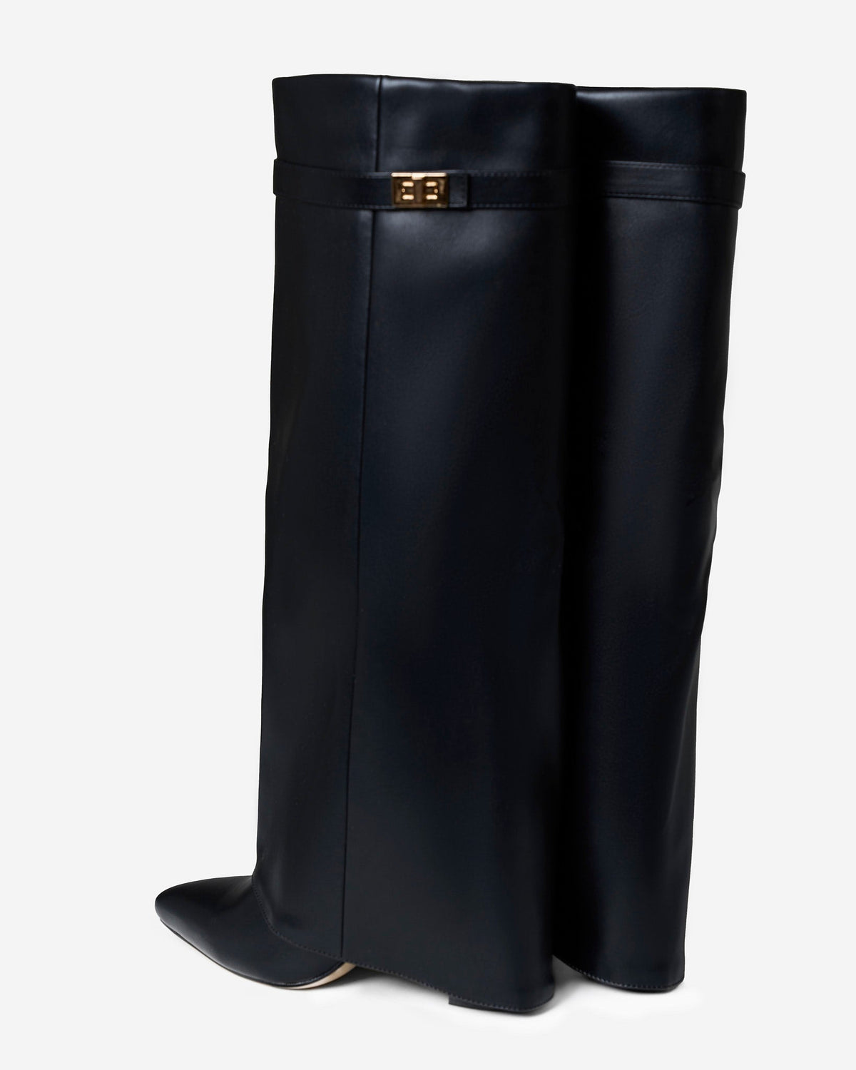Lavista Leather Knee-High Boots - Black