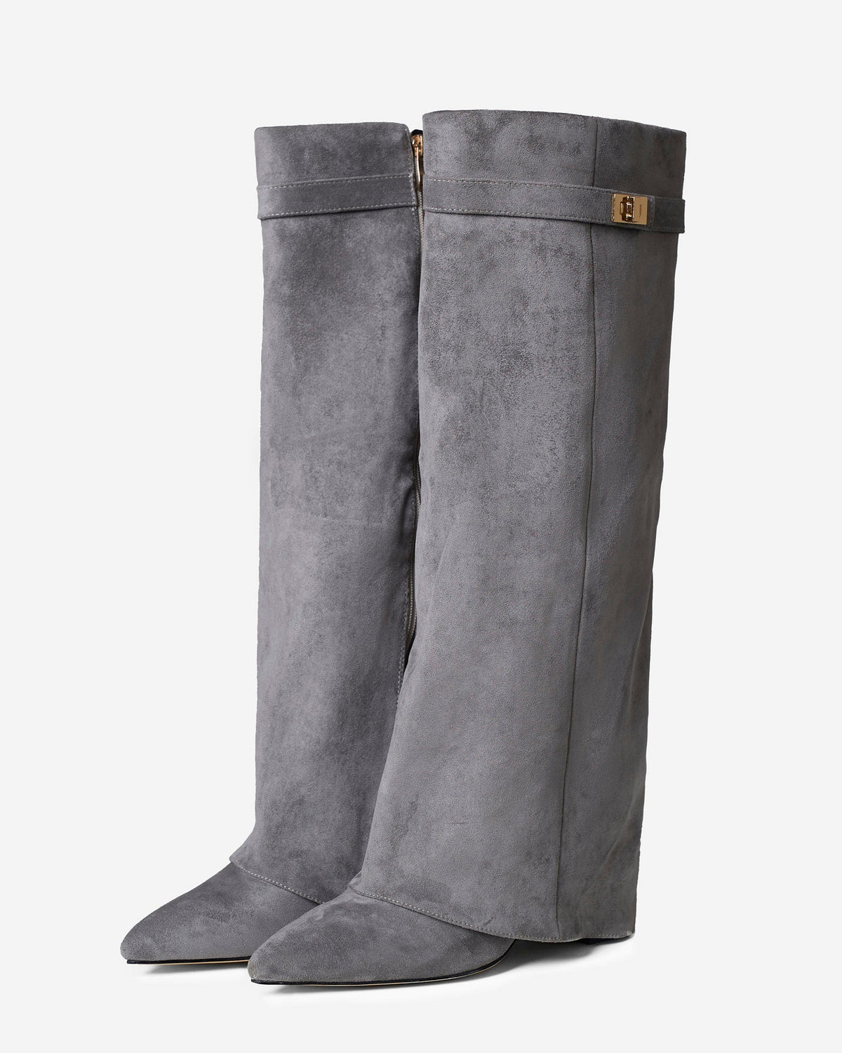 Bellaro Suede knee high boots - Grey