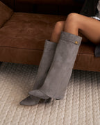 Bellaro Suede knee high boots - Grey