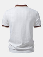 TAORMINA Knitted Zip Polo Shirt