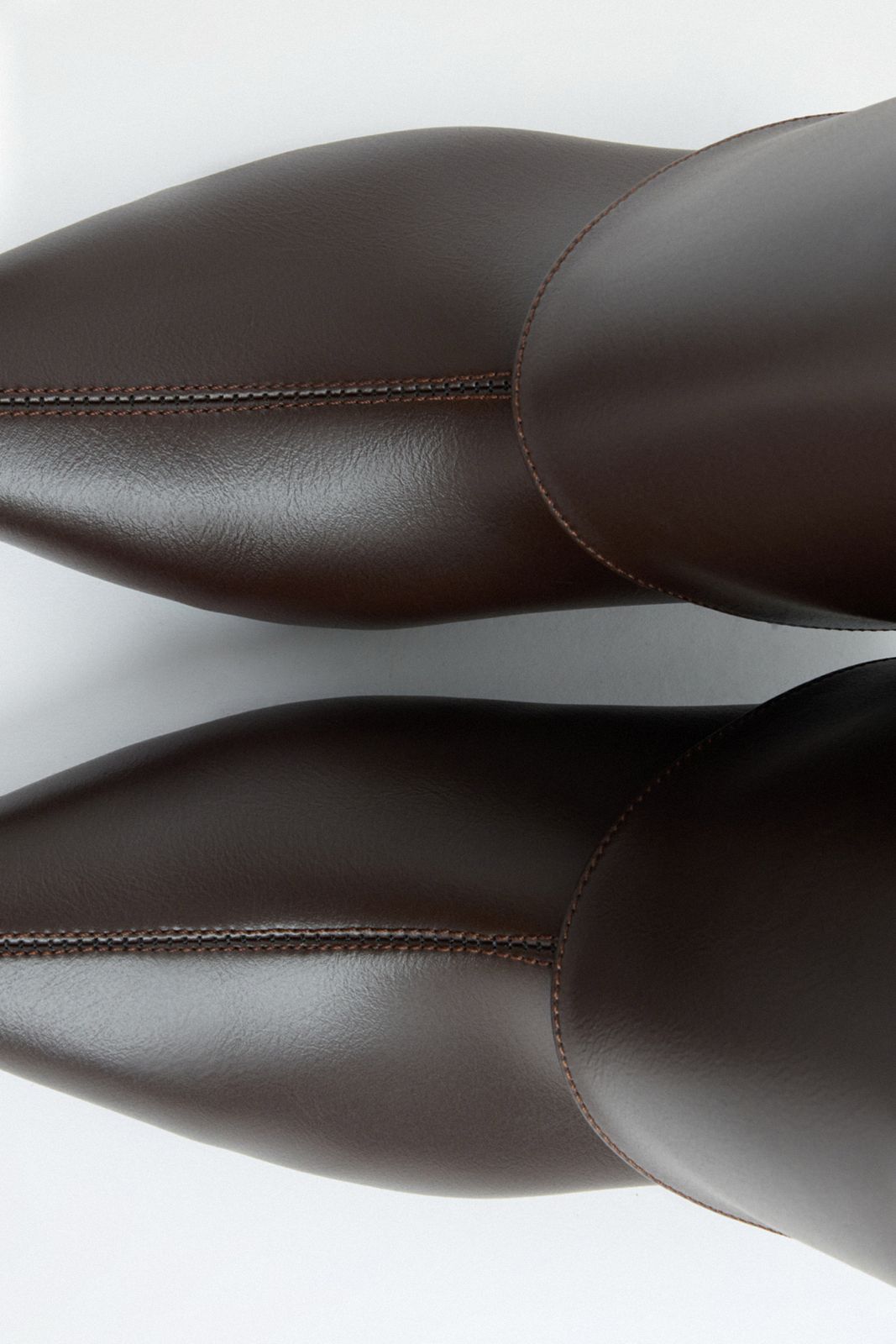 Barfin Leather Knee-High Boots - Dark Brown