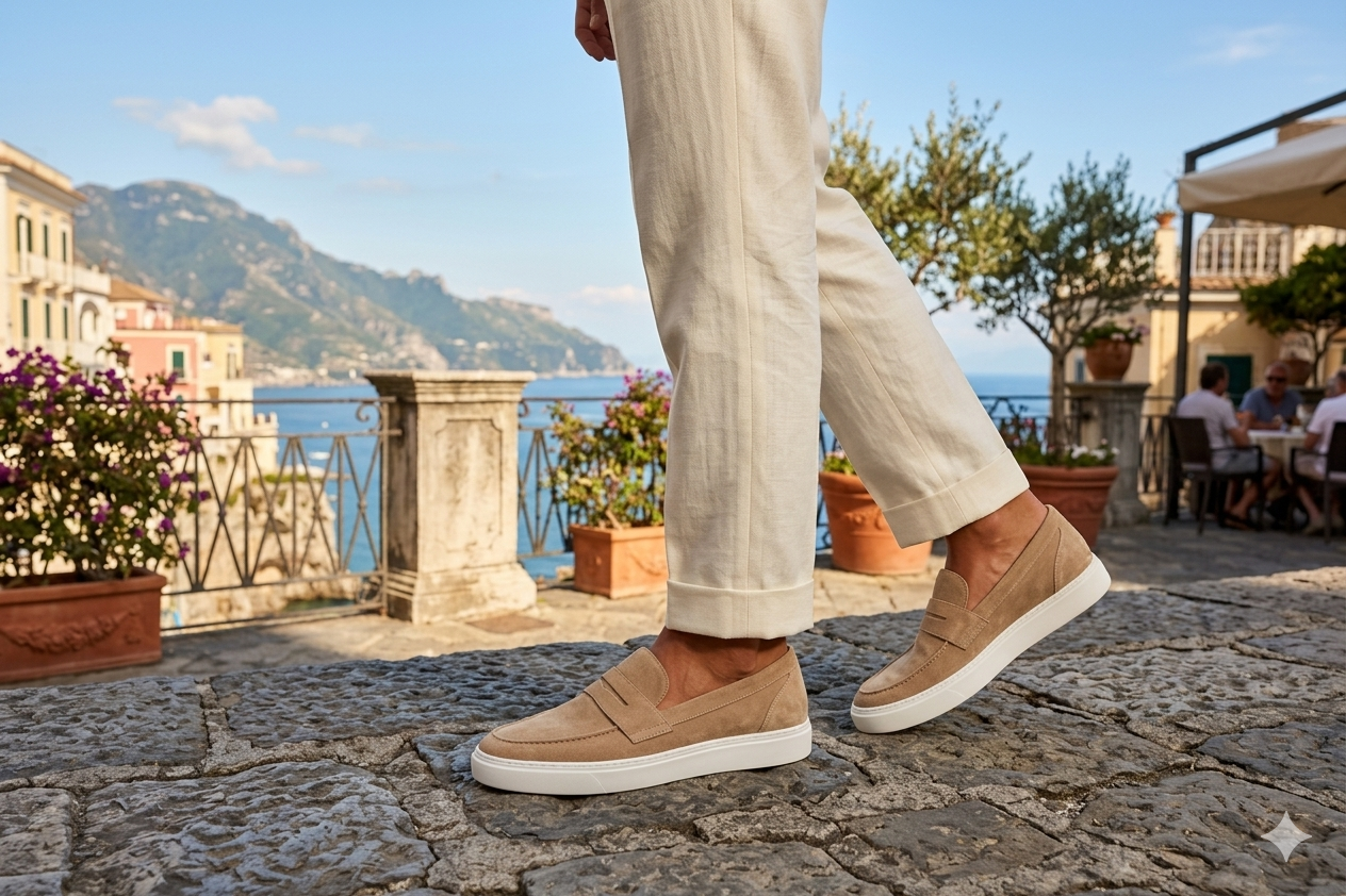 Mocassini Taormina rialzati da uomo, vista 5