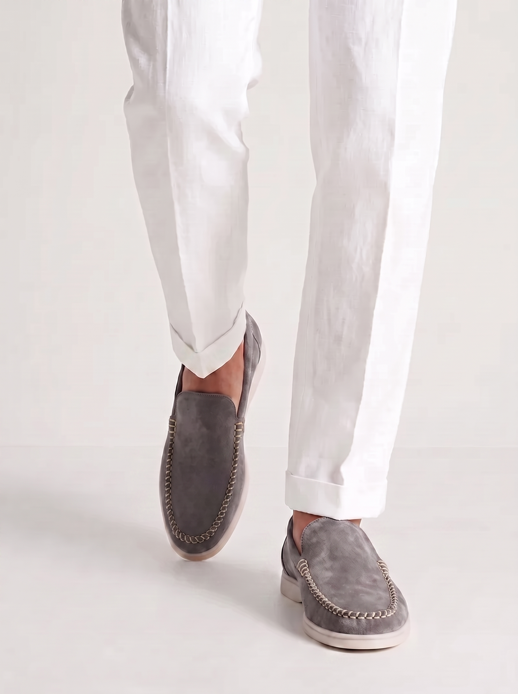 Grey Day Loafers