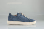 Benevento — Sneakers Rialzate 6 Cm Azzurre Da Uomo