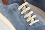 Benevento — Sneakers Rialzate 6 Cm Azzurre Da Uomo