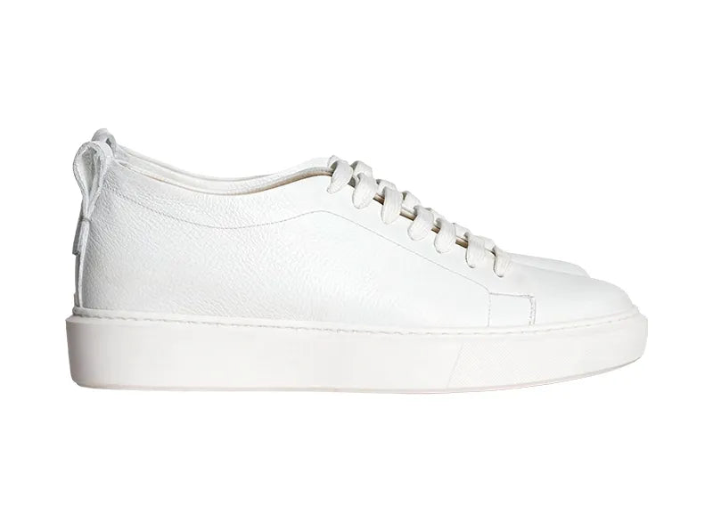Ostuni — Sneakers Rialzate 6 Cm Bianche Da Uomo