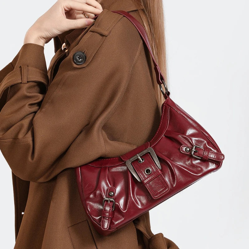 Bellaro Cannes Bag styled on shoulder