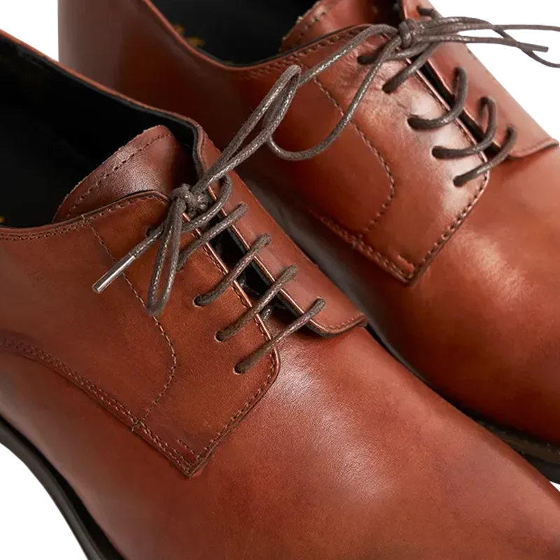 Maddalena — Scarpe Eleganti Rialzate 7 Cm Marroni Da Uomo