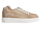 Camogli — Sneakers Rialzate 6 Cm Taupe Da Uomo