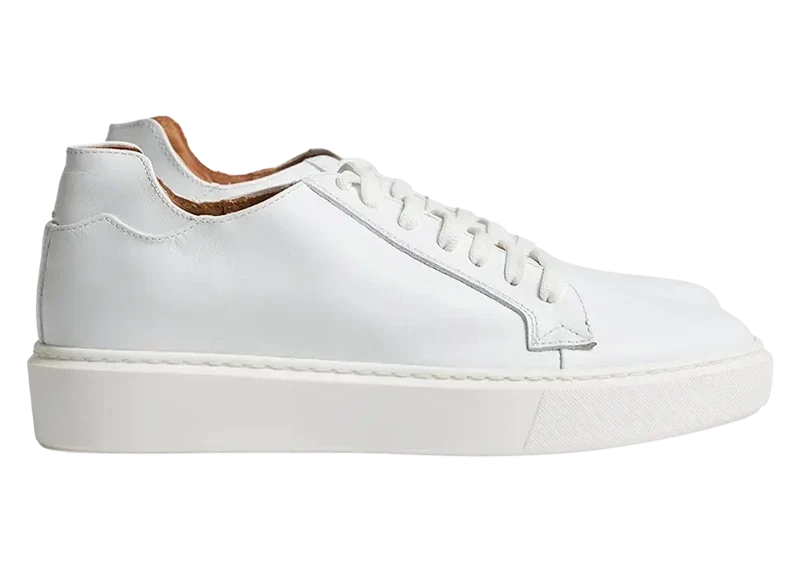 Modica — Sneakers Rialzate 6 Cm Bianche Da Uomo