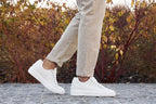 Amalfi — Sneakers Rialzate 6 Cm Bianche Da Uomo