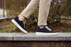 Cefalù — Sneakers Rialzate 6 Cm Nere Da Uomo