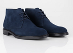 Burano — Polacchine Rialzate 7 Cm Blu Da Uomo