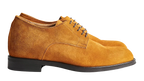 Avise — Scarpe Derby Rialzate 7 Cm Cammello Da Uomo